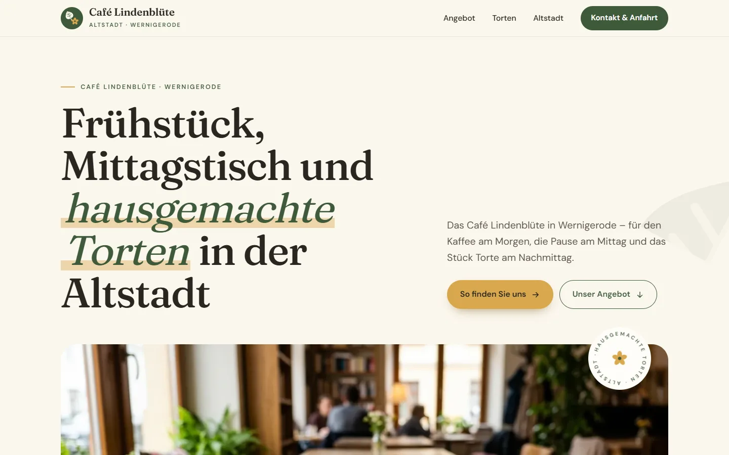 Beispiel: Café Lindenblüte